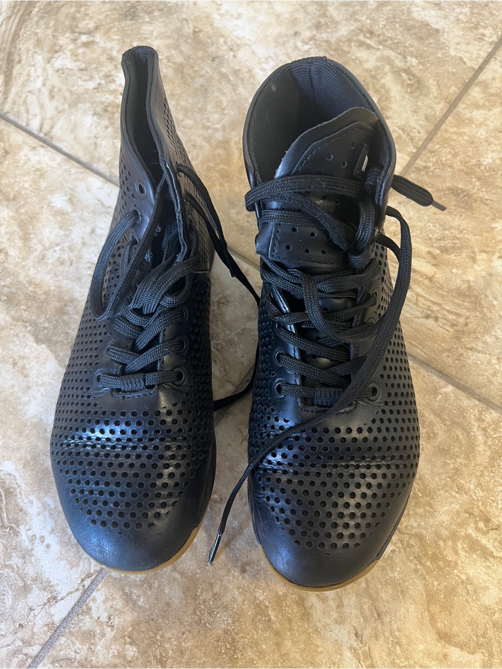 NOBULL Black Perforated Lace-Up Training Sneakers